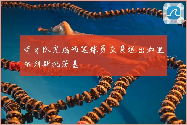 奇才队完成两笔球员交易送出加里纳利斯托茨基